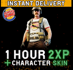 COD MW II Burger Town Operator Skin  1h 2XP Boost 