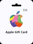 Подарочная карта iTunes 10 доллара США