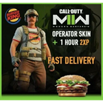 CoD: MW2 Burger Town Operator Skin / 1-Hour 2XP Boost