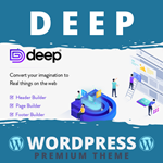 Deep Wordpress WP Theme, fully responsive