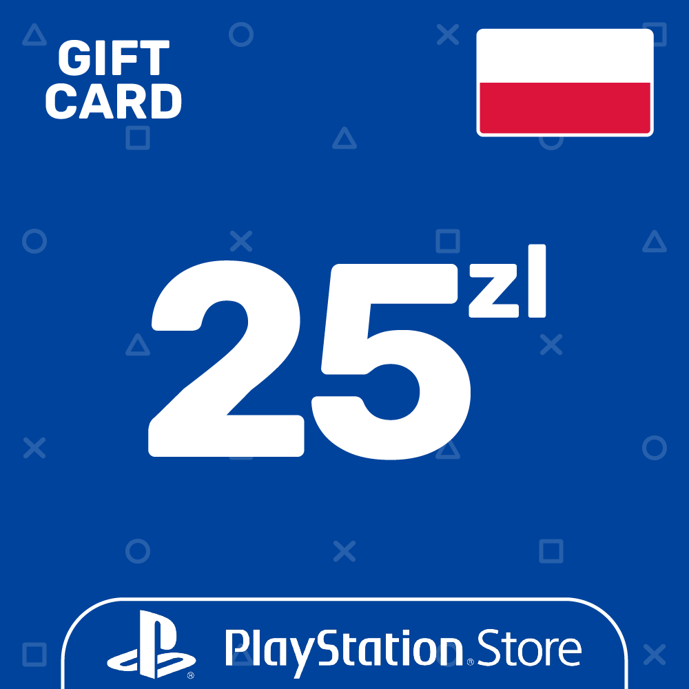 ⭐️Карта Пополнения PSN 25 Злотых (PLN) Польша