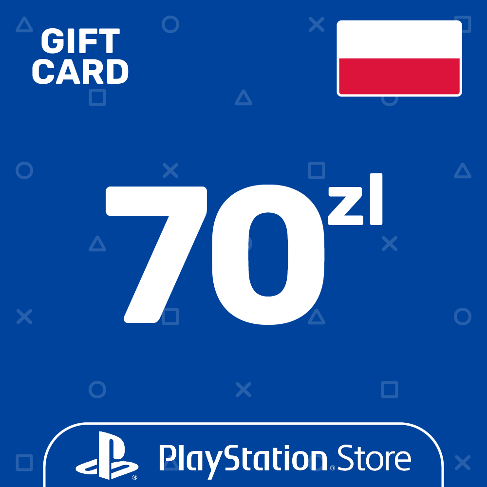 ⭐️Карта Пополнения PSN 70 Злотых (PLN) Польша