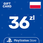 ⭐️Карта Пополнения PSN 36 Злотых (PLN) Польша