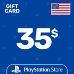 ⭐️Карта Пополнения PSN 35$ (USD) США