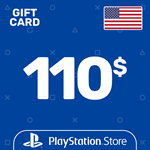 ⭐️Карта Пополнения PSN 110$ (USD) США