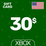 ⭐️Карта Пополнения Xbox 30$ (USD) США