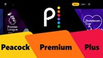 Peacock tv Premium Plus без рекламы 3 месяца + PayPal
