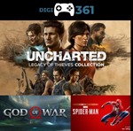Uncharted Collection + SpiderMan + GOW Steam Global