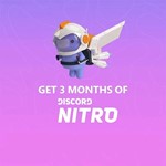 3 МЕСЯЦА DISCORD NITRO+2 БУСТАС КАРТОЙ ИЛИ БЕЗ
