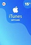 Подарочная карта Apple iTunes 15 $ iTunes Key USA +ПОДА