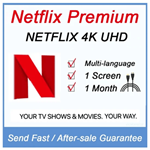 NETFLIX 4K UHD 1 MONTH [Private]  WARRANTY OWN PROFILE