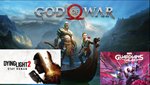 God of War(STEAM)+2MARVEL'S GOTG+Dying Light 2 SH