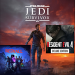 STAR WARS Jedi: Survivor + Redfall + Resident Evil 4