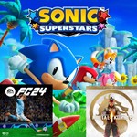 Sonic Superstars (STEAM) + EA FC 24 (FIFA 24)
