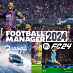 Football Manager 2024 (STEAM) + EA FC 24 (FIFA 24)