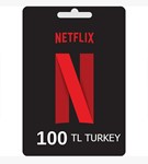 NETFLIX Turkey Gift Card 100TL⭐️THE BEST QUALITY4k