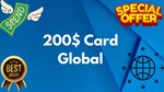 200$ Card GlobalAll Services/Subscriptions/Others