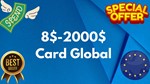 8$-2000$ ГЛОБАЛЬНАЯ КАРТАВсе сервисы/Google/Другие