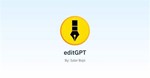 editGPT Pro Member Общий аккаунт 3 месяц