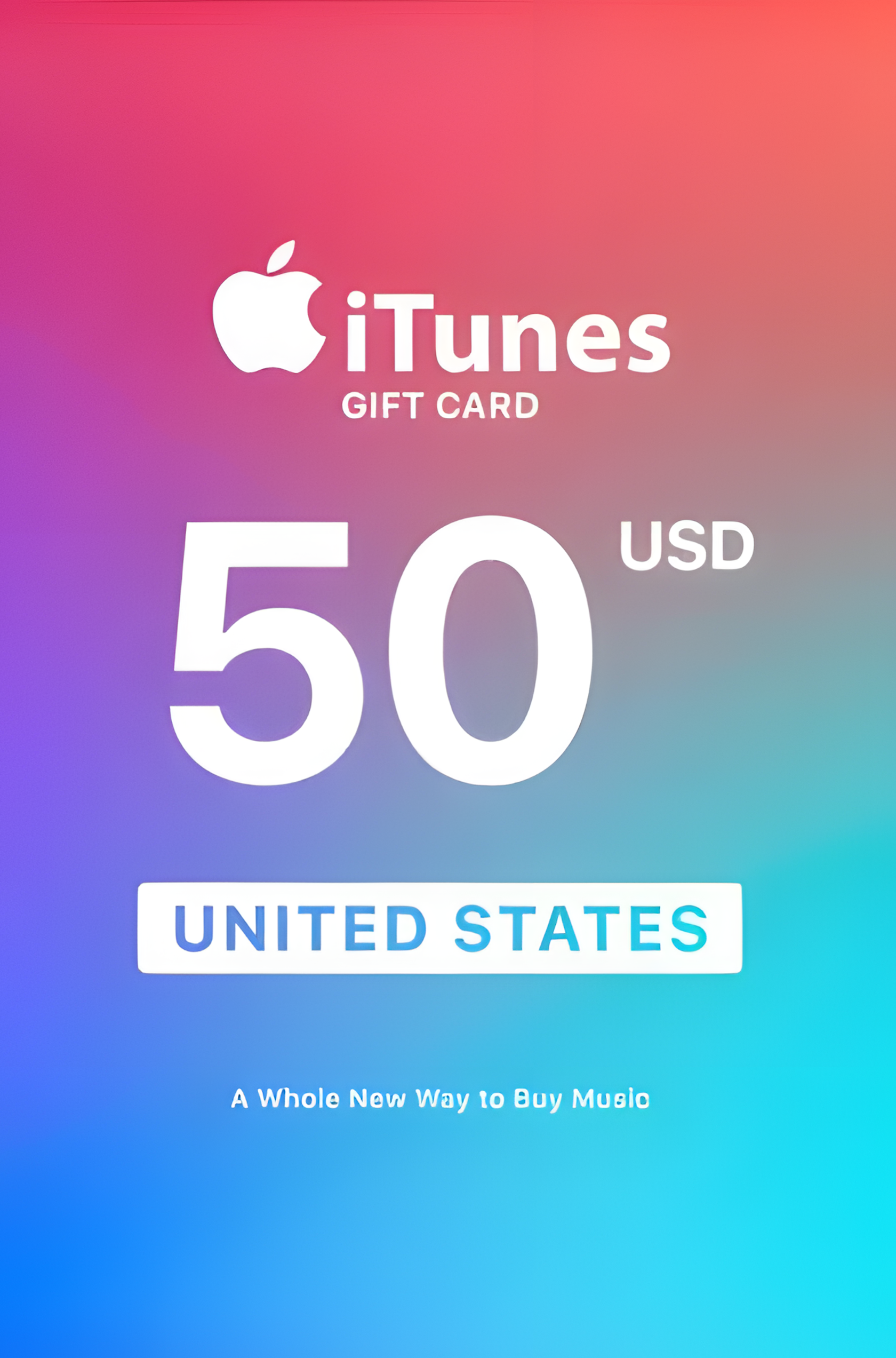 ⚡Подарочная карта Apple iTunes - 50$ 🇺🇸 ✅Дешевле🔥Без