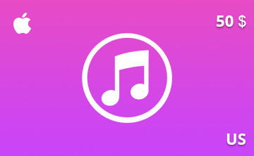 Подарочная карта iTunes 50 долл. US-регион