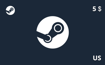 Подарочная карта Steam 5 долл. US-регион