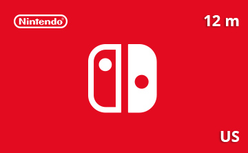 Подарочная карта Nintendo Switch Online 12 мес. US-рег.