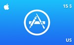 Подарочная карта App Store 15 долл. US-регион