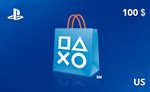 Подарочная карта PlayStation Network 100 долл. US