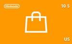 Подарочная карта Nintendo eShop 10 долл. US-регион