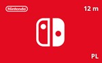 Подарочная карта Nintendo Switch Online 12 мес. PL-рег.