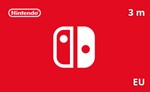 Подарочная карта Nintendo Switch Online 3 мес. EU-рег.
