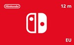 Подарочная карта Nintendo Switch Online 12 мес. EU-рег.