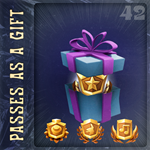 BATTLE PASS ПОДАРКОМБПV-BUCKSПРОПУСКИ FORTNITE