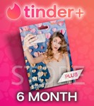 ПРОМОКОД Tinder Plus 6 месяцев  (EГЛОБАЛ) ????