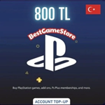  800 TRY (TL) PSN balance in Turkey
