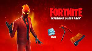 Fortnite-Inferno's Quest Pack + V-Bucks XBOX PC КЛЮЧ🔑