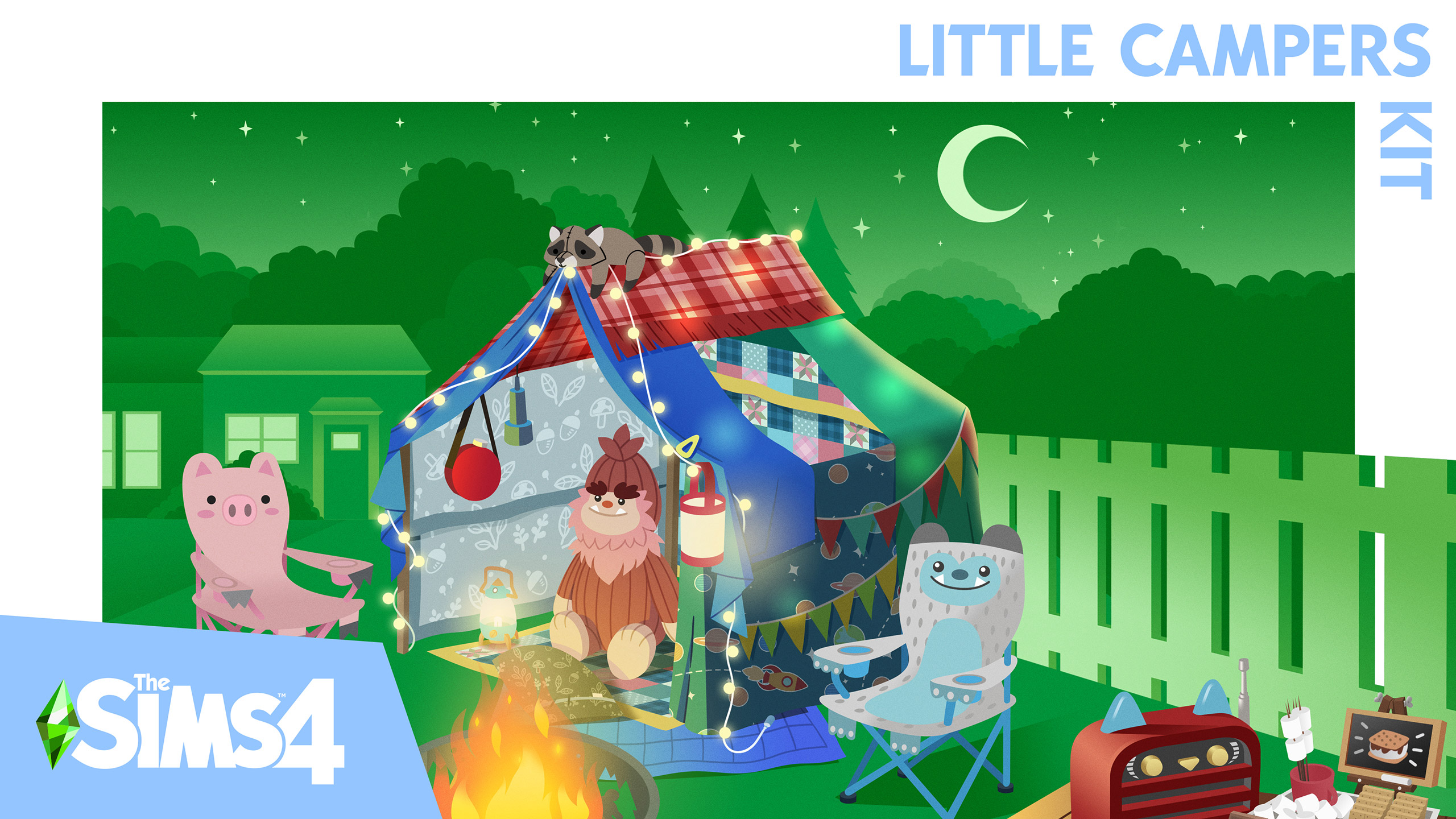 Little camp. Little Campers Kit симс 4. The SIMS™ 4: маленькие туристы. Симс 4 комплект маленькие туристы. Маленькие туристы / little Campers.