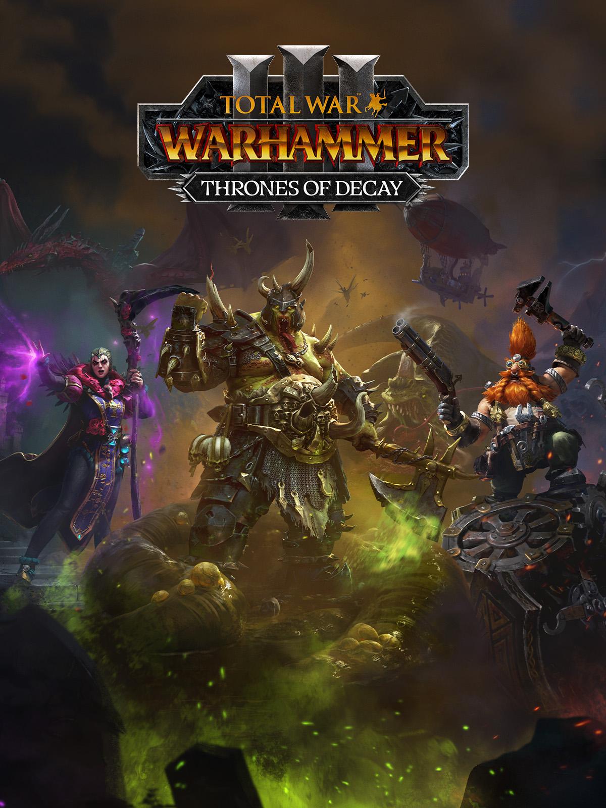 ✅TW: WARHAMMER III Thrones of Decay 3 в 1🔑Steam КЛЮЧ