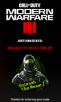 Monsterenergy Limited Edition Business Card+ Badg Code