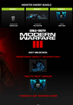 NEW MONSTER ENERGY BUNDLE| Code MW III