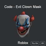 ️⭐Roblox key⭐Evil Clown Mask ???? - изображение № 2