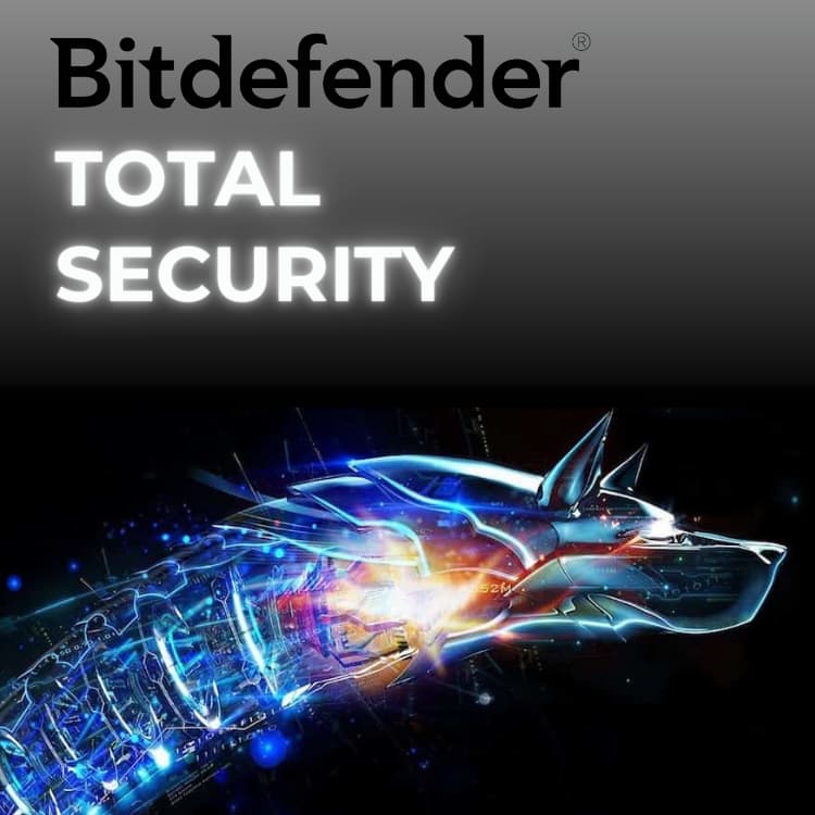 Bitdefender Total Security 5 Device 1 Year License Key.