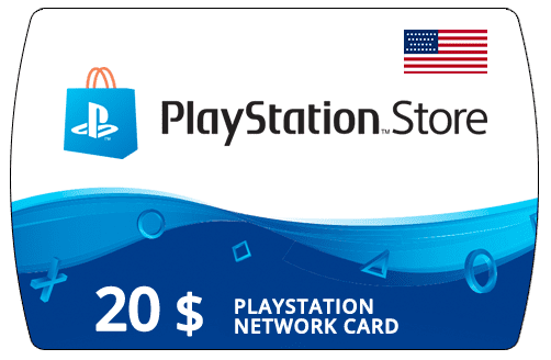 Карта PlayStation(PSN) 20$ USD (Долларов) 🔵США