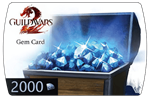 Guild Wars 2 2000 Gems CardЛюбой регион
