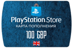Карта PlayStation(PSN) 100 GBP (Фунтов)UK