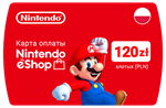 Карта Nintendo eShop 120zł PLN(Злотых) Польша