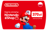 Карта Nintendo eShop 370zł PLN(Злотых) Польша