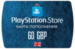 Карта PlayStation(PSN) 60 GBP (Фунтов)UK