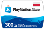 Карта PlayStation(PSN) 300 PLN (Злотых)Польша